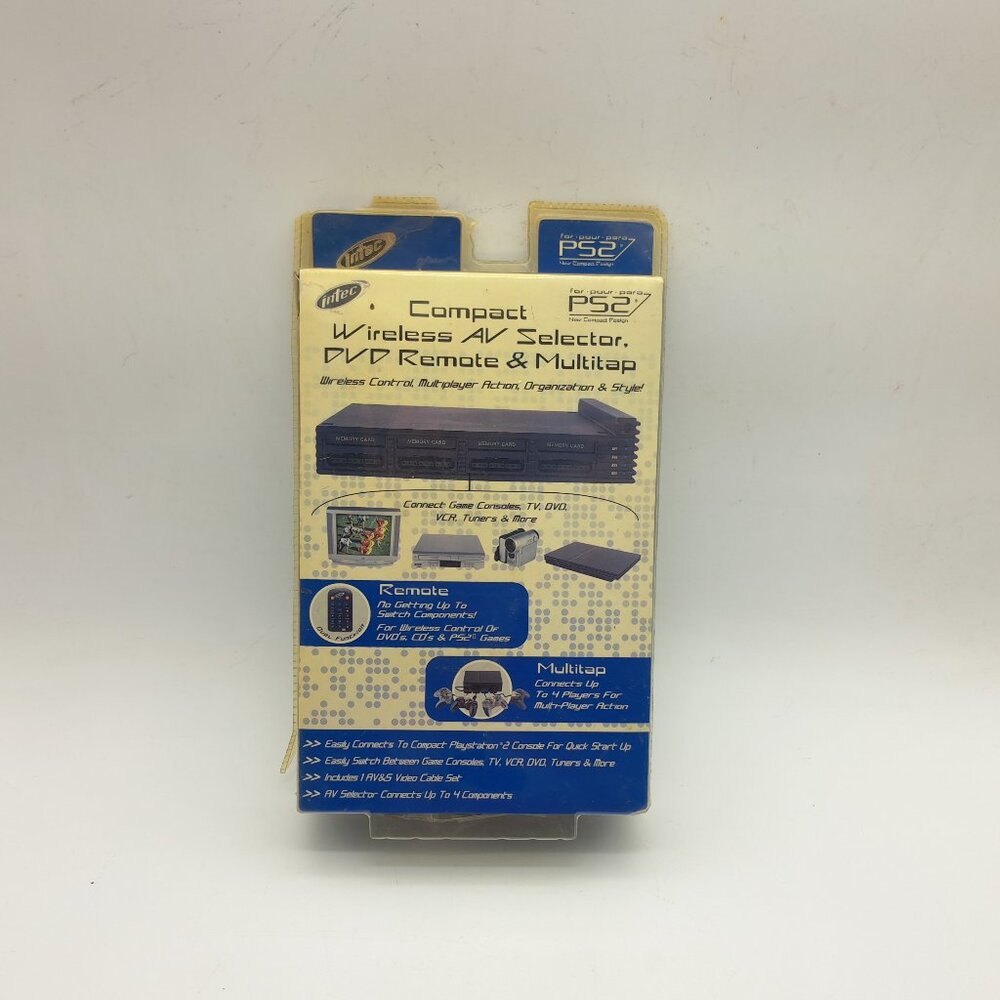 Intec Compact Wireless AV Selector DVD Remote & Multiap Unopened